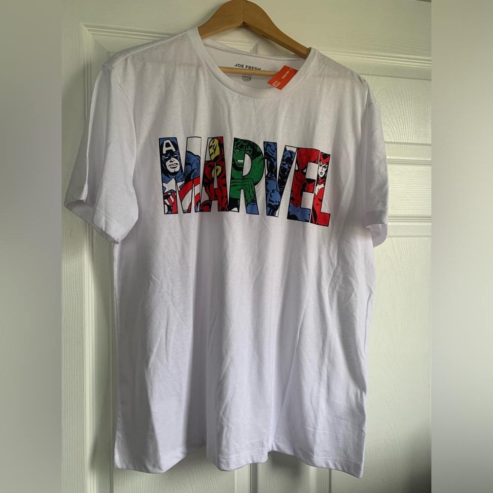 Joe Fresh Marvel Comics Logo T-Shirt - Size L